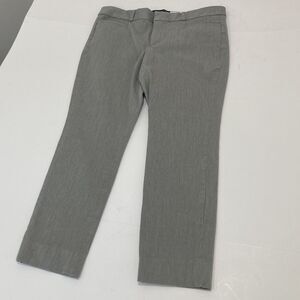 Banana Republic Sloan Grey Ankle Dress Pants Women’s 10 Petite Mid-Rise Office
